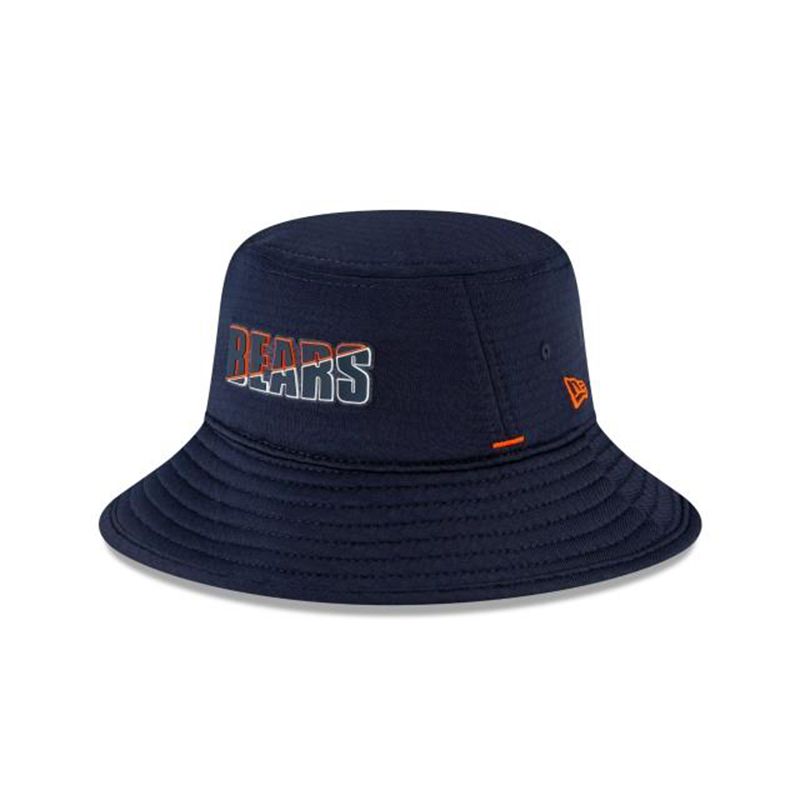 NFL Chicago Bears Official Summer Sideline Stretch (NFT3140) - Blue New Era Bucket Hats